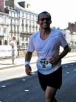 S&eacute;bastien DAVID &agrave; quelques centaines de m&egrave;tres de l&rsquo;arriv&eacute;e.